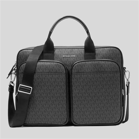 michael kors cooper logo briefcase|Michael Kors briefcase laptop.